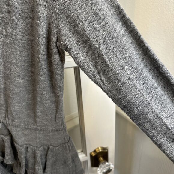 Banana Republic Cotton Linen Layered Bohemian Open Womens Front Cardigan XS - Picture 5 of 11